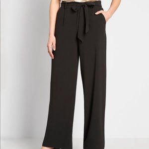 ModCloth Black Wide Leg Pant